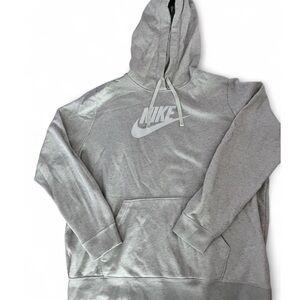 Nike Men's Light Gray Hoodie